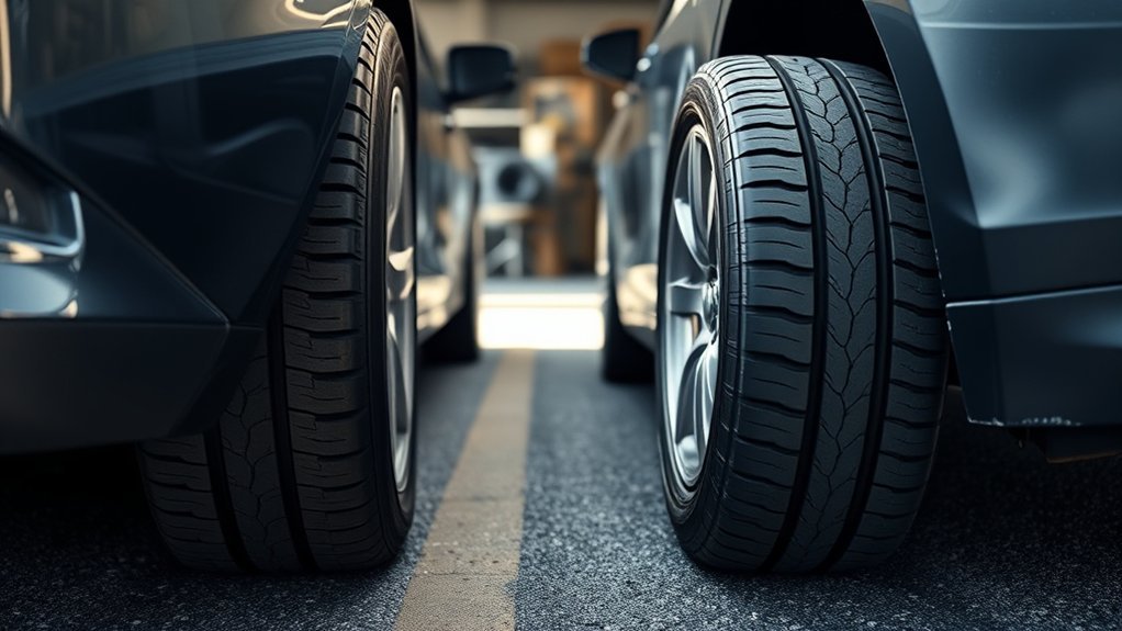 uneven tire wear pattern causing extra road noise