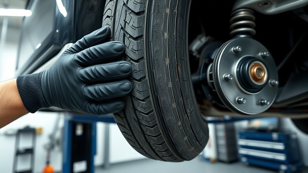 uneven tread causes vibrations