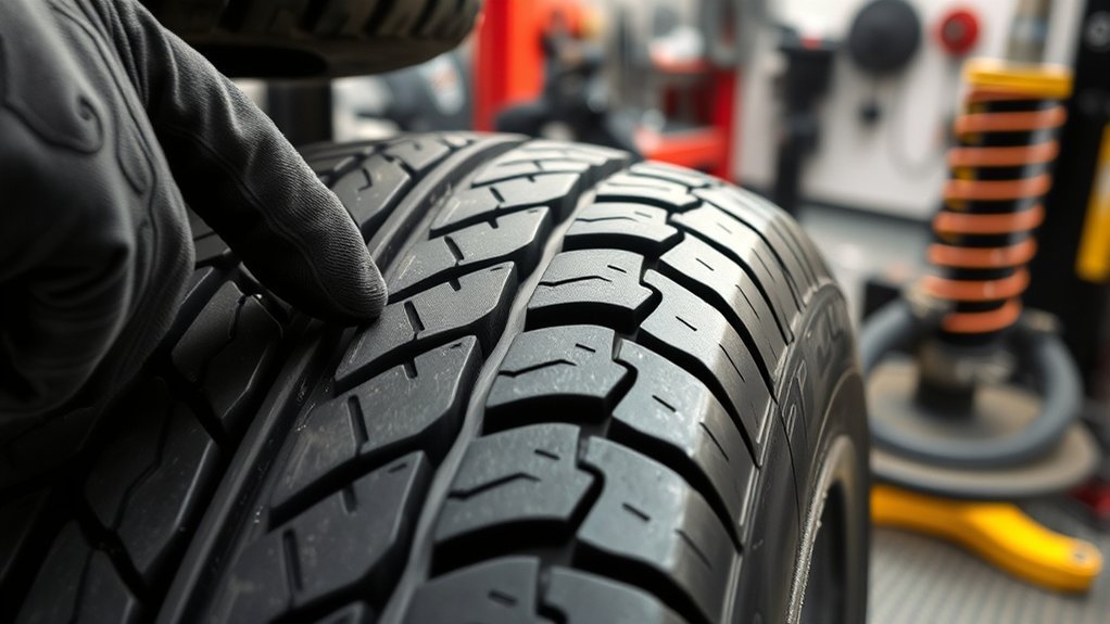 uneven tread wear warning