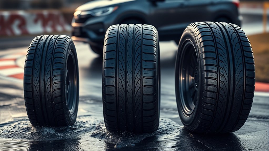 Value tire comparison showing CrossWind against premium tire brands