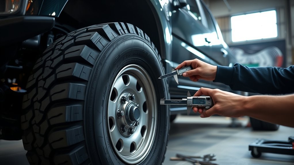 truck tire fitment clearance check before installing 305 tires