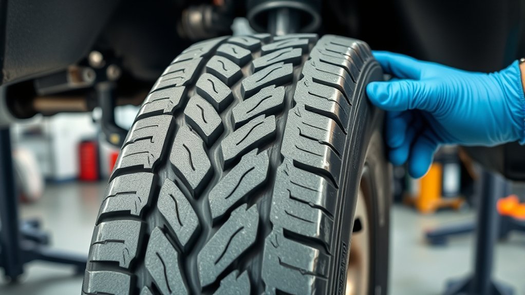 worn suspension causes feathering