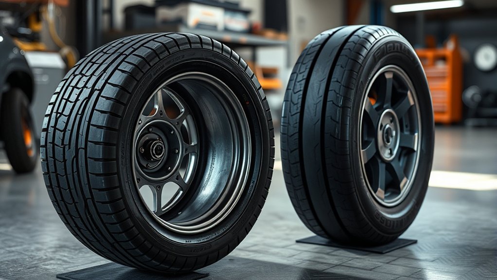 air filled tires provide flexibility