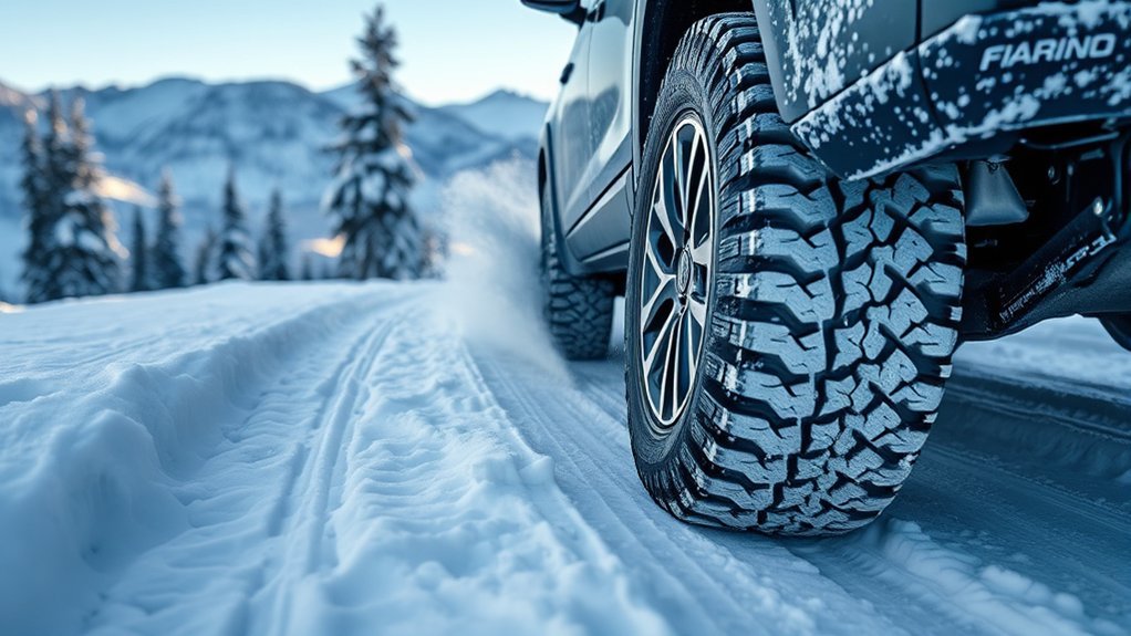 all terrain tires in snow