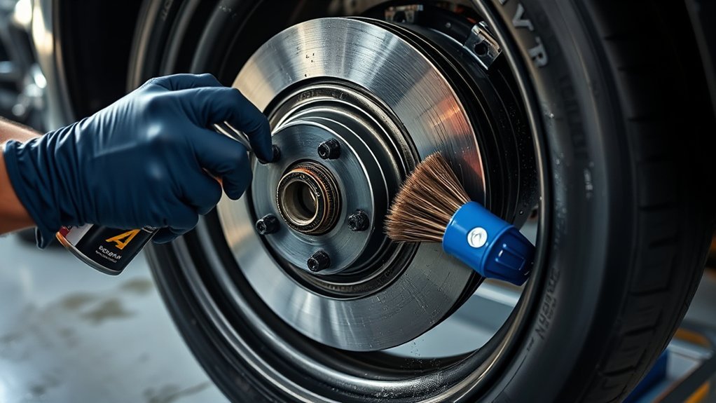 brake cleaning without removal