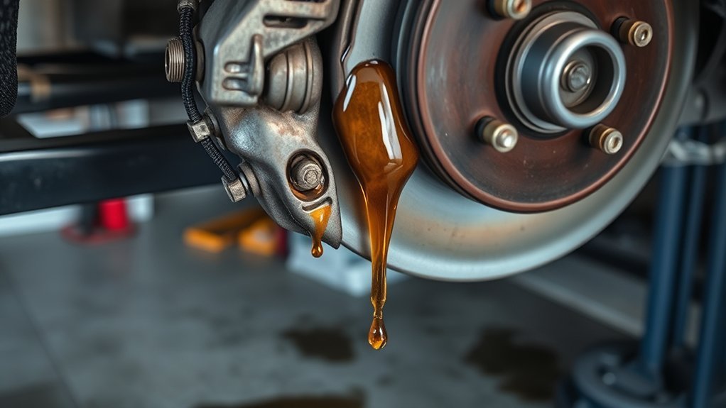 brake fluid leak sources