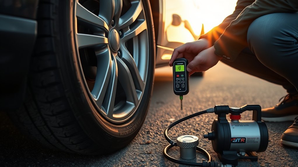 check tire pressure regularly