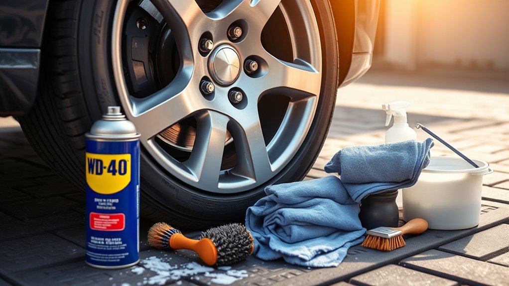 clean alloy wheels effectively
