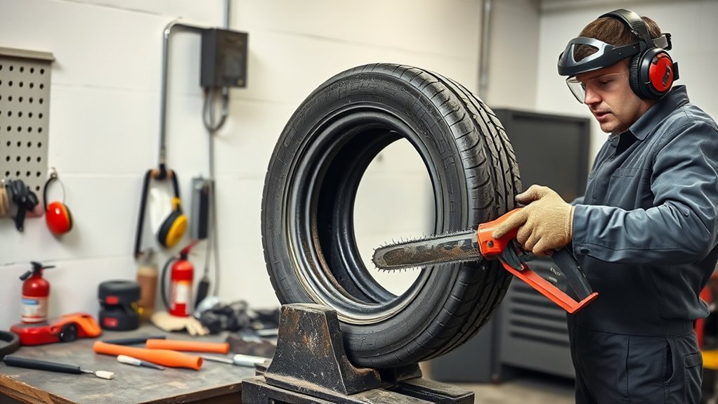 cutting tires safely explained