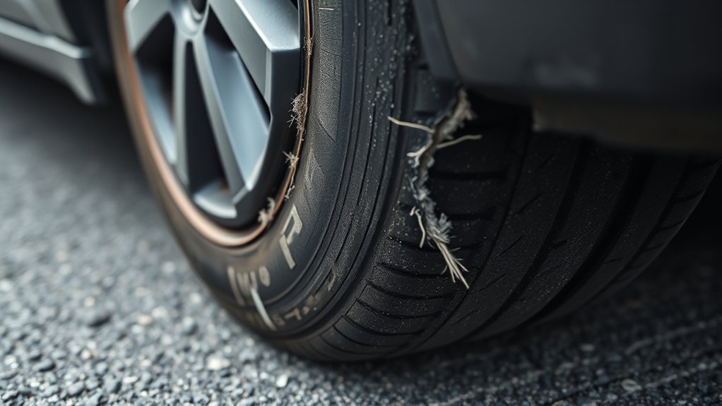deliberate tire damage inspection