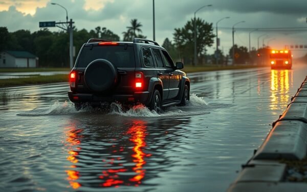 drive safely through floods