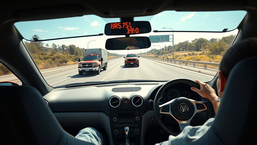 Right-hand drive car and U.S. vehicle compliance illustration