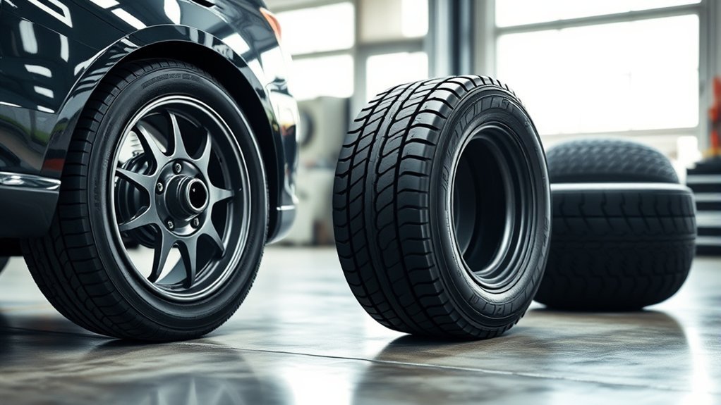 Air-filled passenger tire providing flexible support between the wheel and road