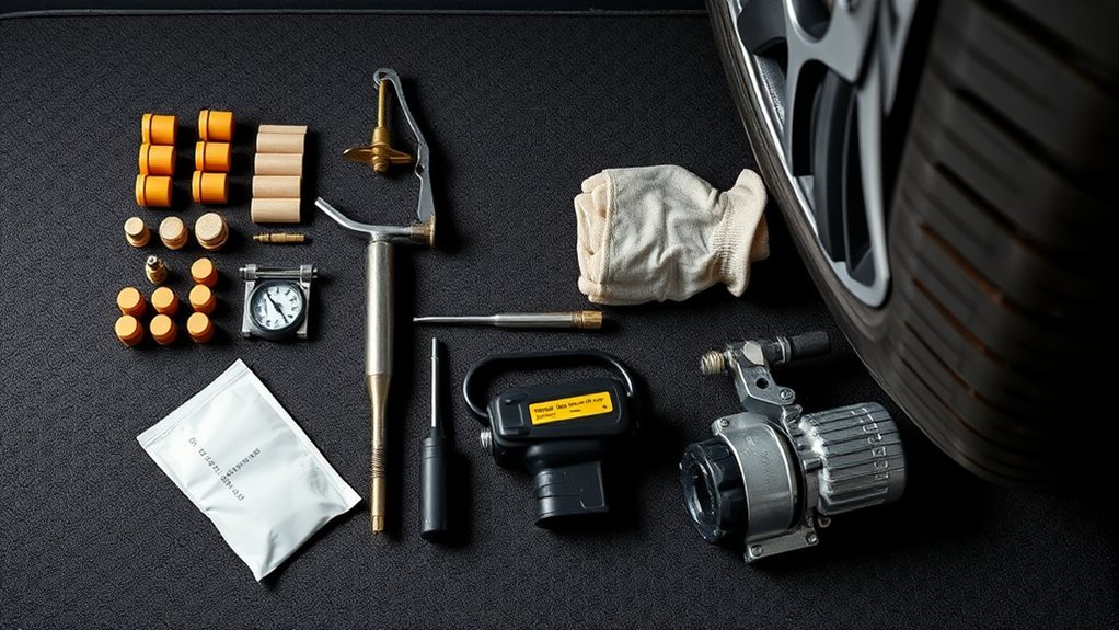 essential tire repair components