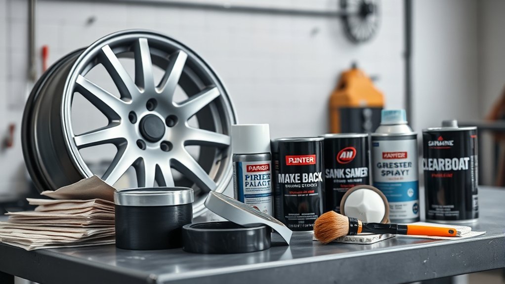 essential wheel painting supplies