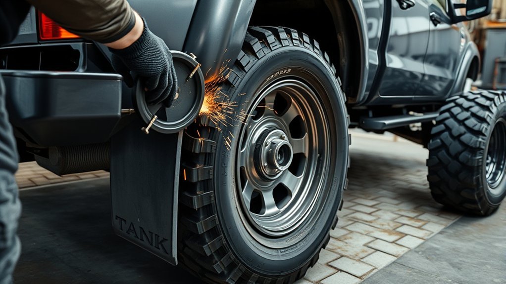 fender cutting for clearance