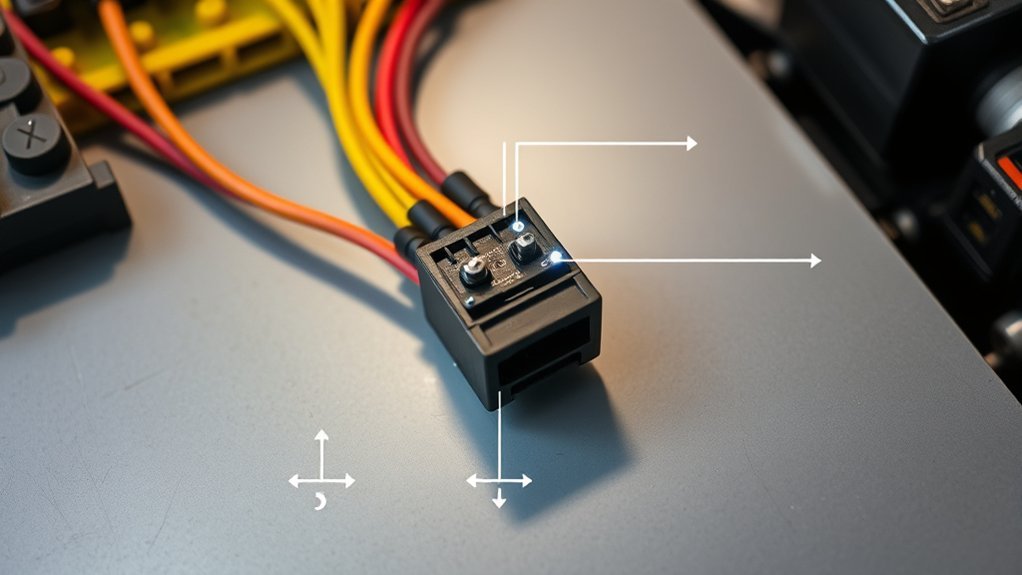4-wire ignition coil diagram showing typical power, ground, control, and reference or feedback circuits