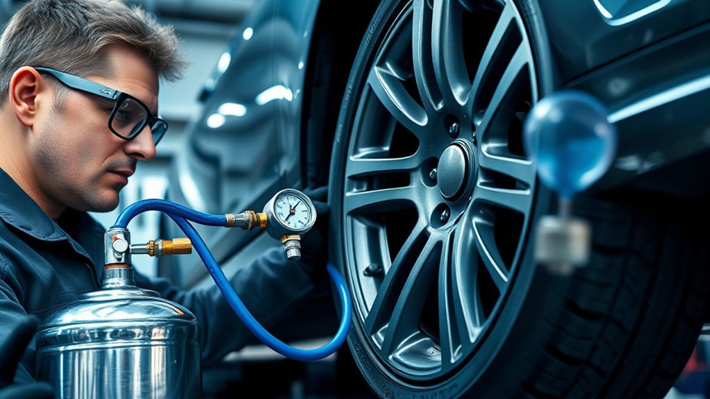 helium tire inflation is impractical for normal vehicle tires