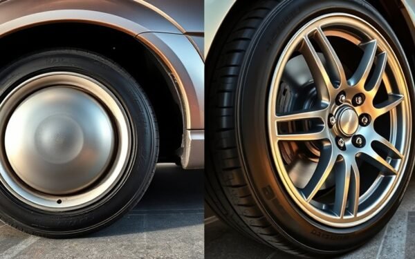 hubcaps and rims compared
