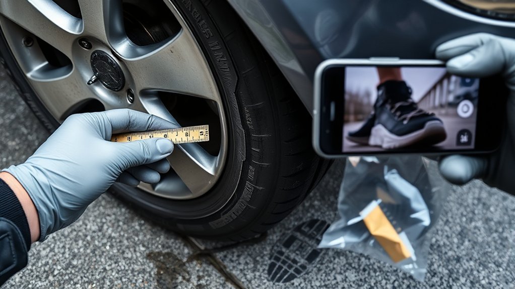 identifying slashed tire damage