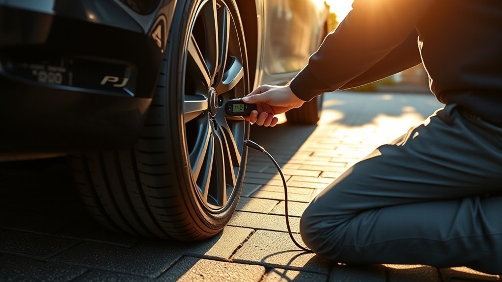 maintain optimal tire pressure