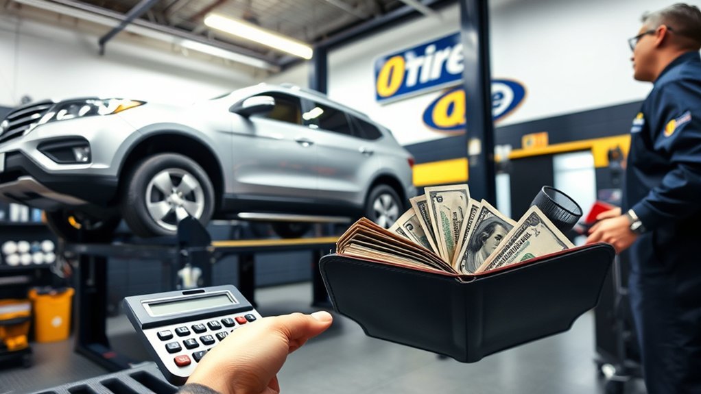 oil change cost big o