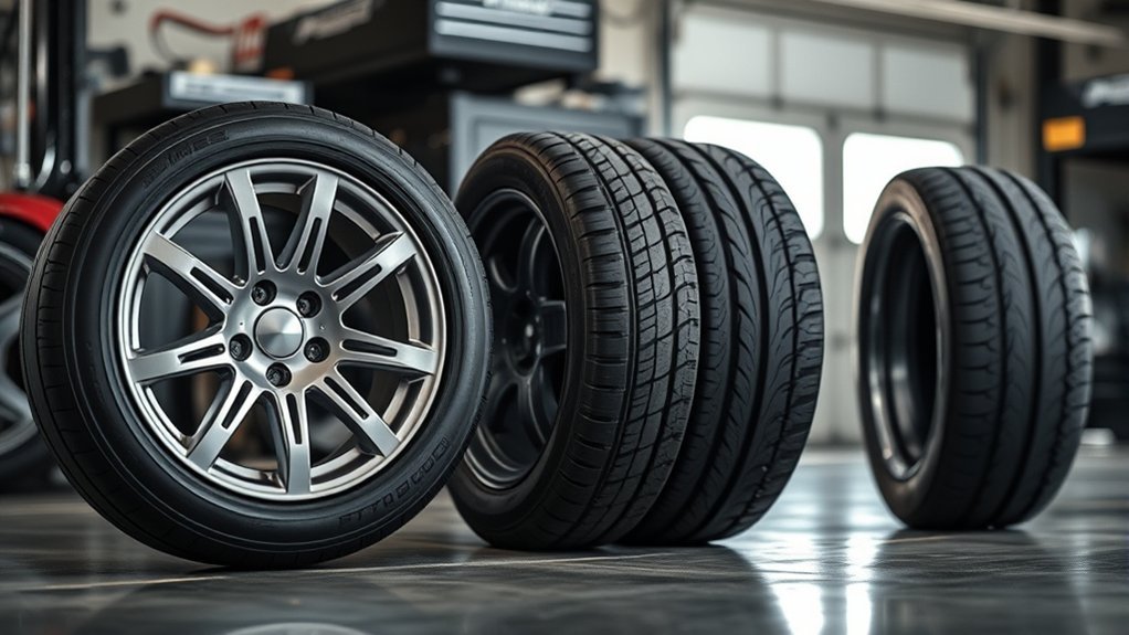 optimal tire sizes range