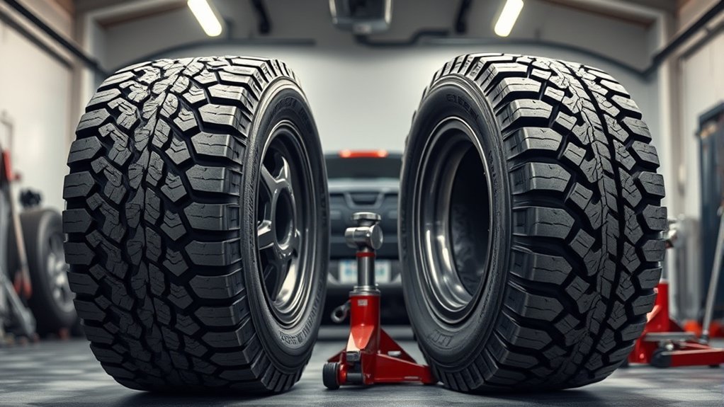 8-ply and 10-ply tire load range comparison