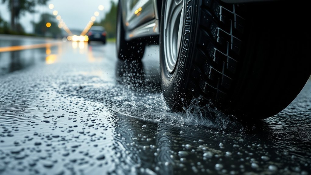 rain tire grip issues