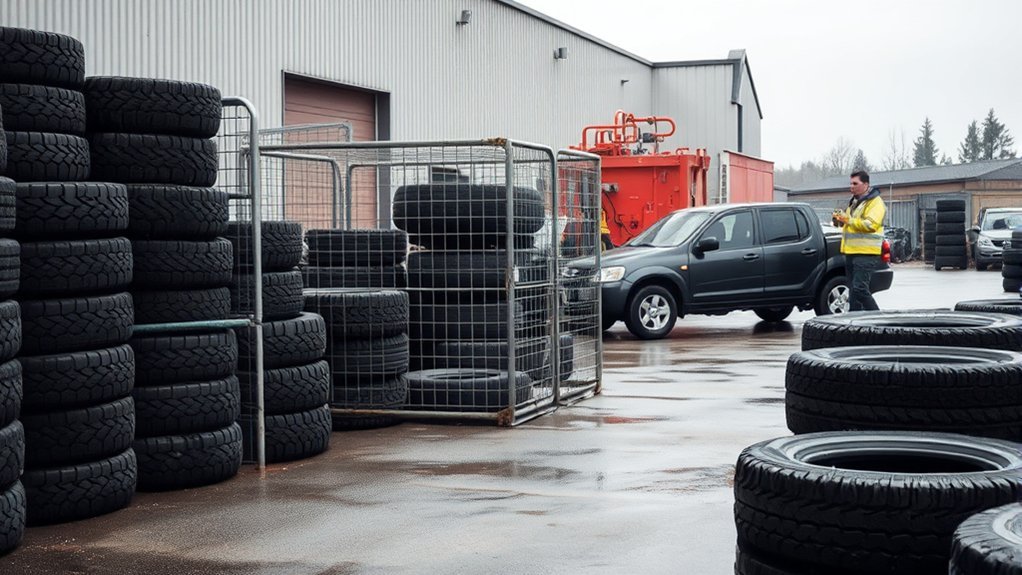 recycle old tires properly