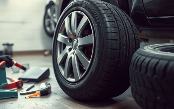 repairing damaged tire safely