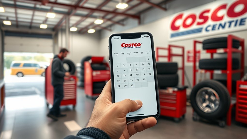 schedule costco tire appointment