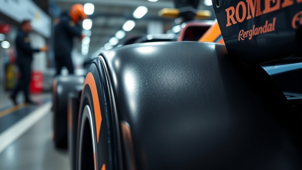 shiny f1 tires explained
