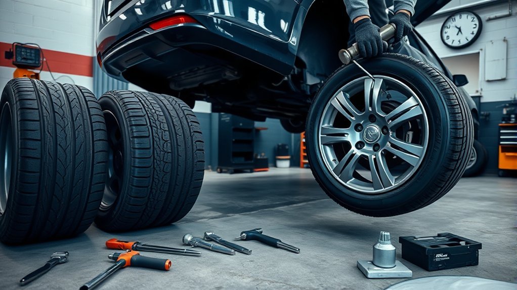 tire change time estimate
