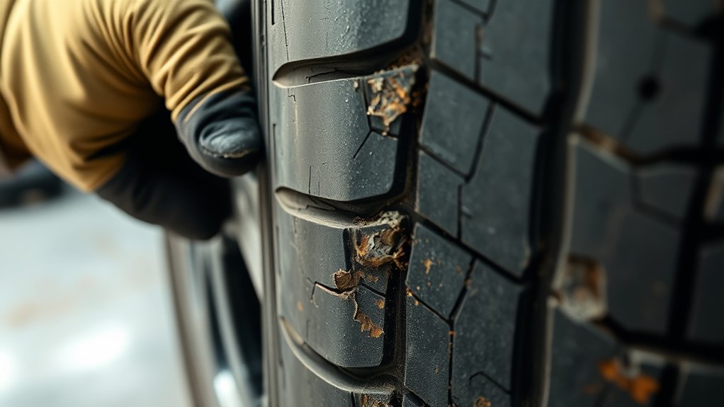 tire cracks indicate safety risks