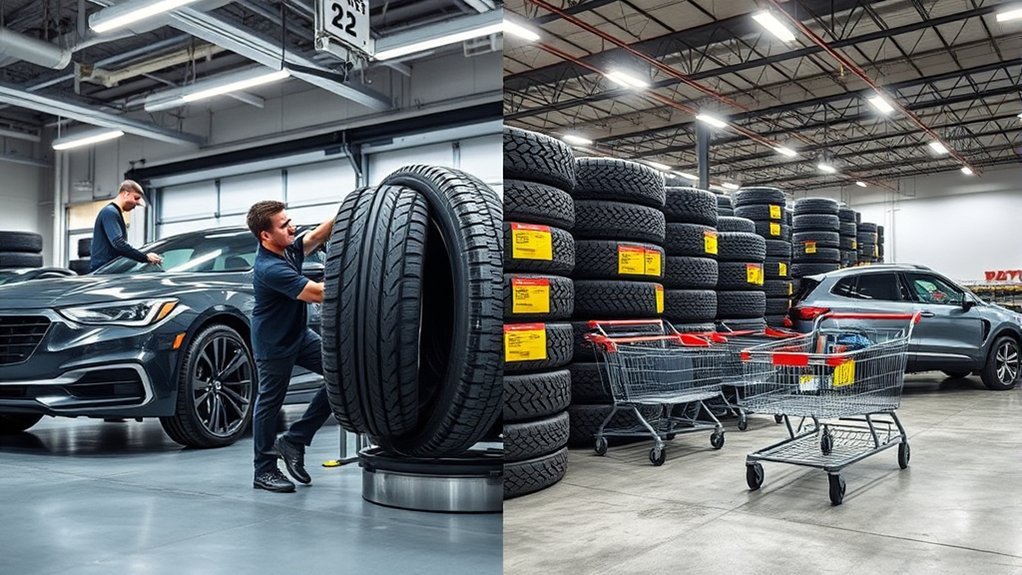 tire expertise versus membership convenience