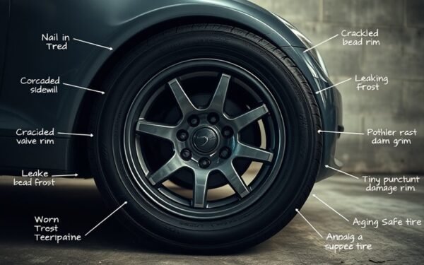 tire pressure loss reasons
