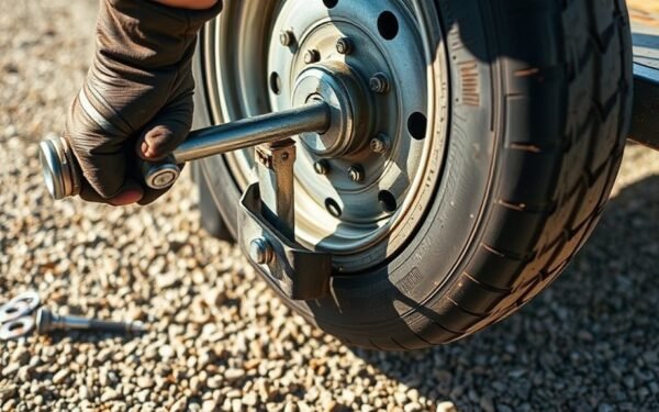 trailer spare tire installation