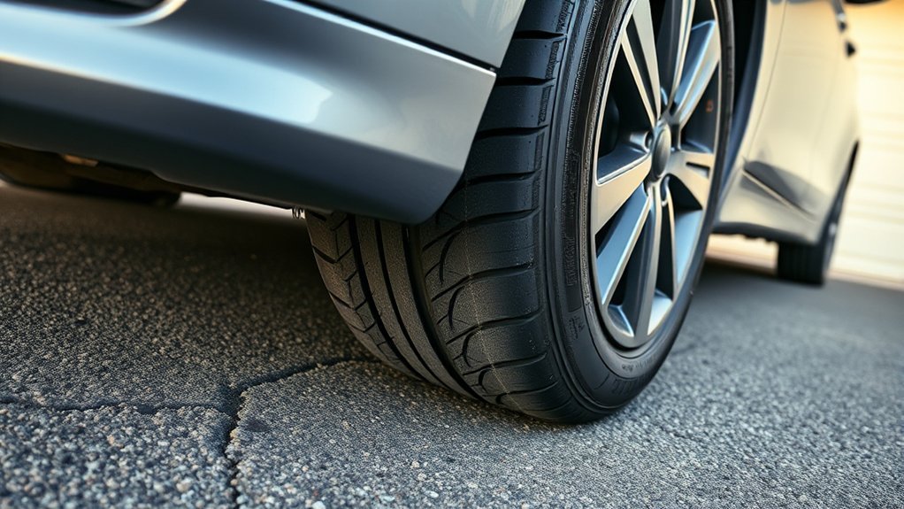 uneven wear reduced traction