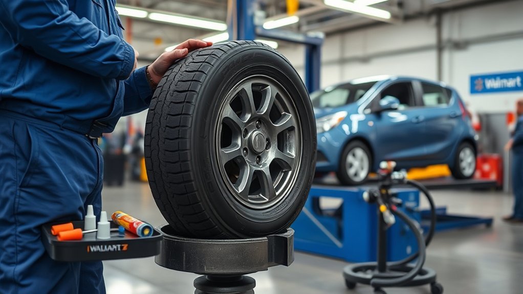 Walmart Auto Care Center tire repair service