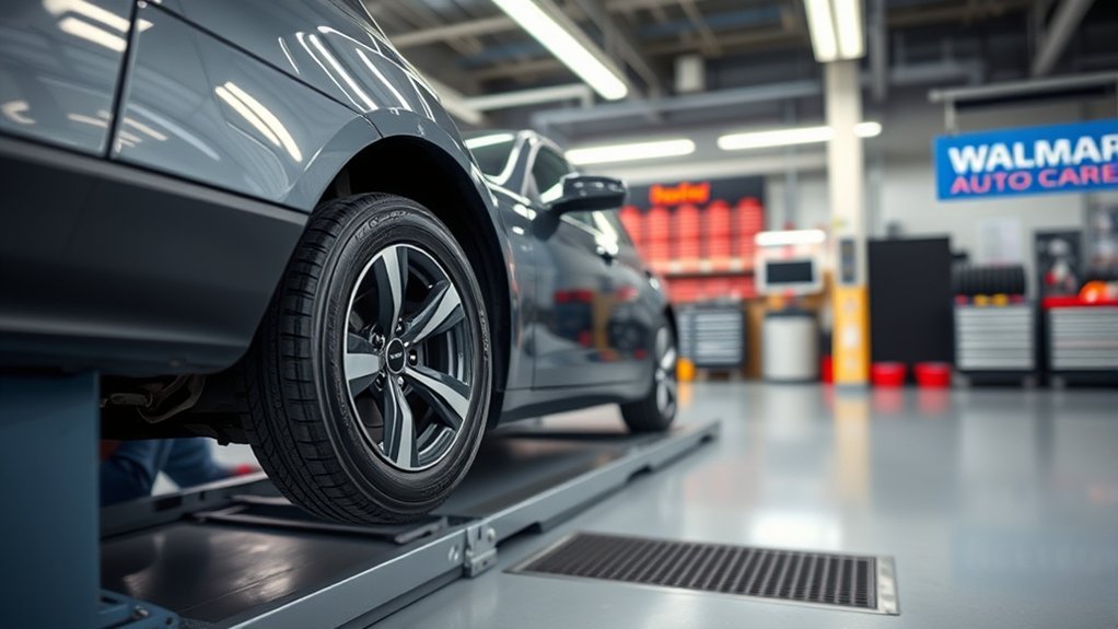 Walmart Auto Care Center wheel alignment cost information