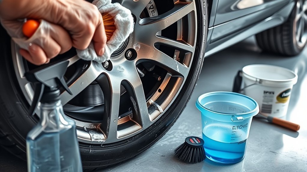 wheels cleaning and maintenance