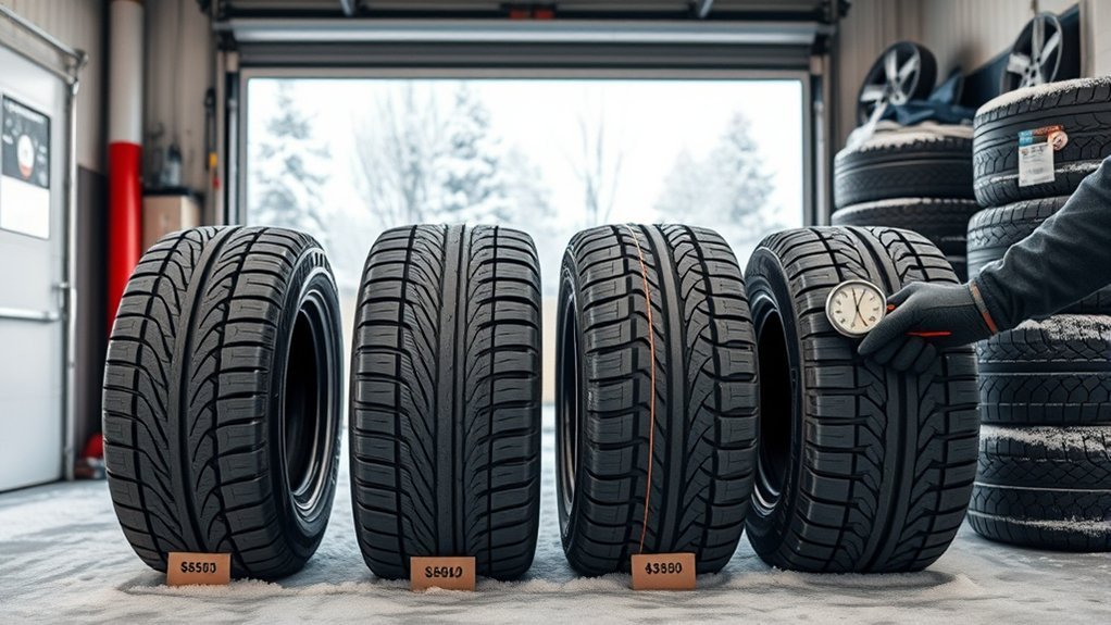 winter tire cost ranges
